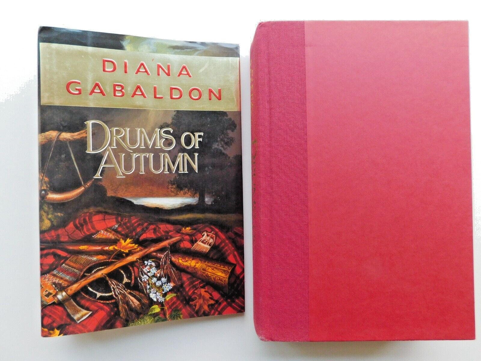 *SIGNED* 1st edition DIANA GABALDON 880 pages Hardcover 1997 DRUMS OF AUTUMN