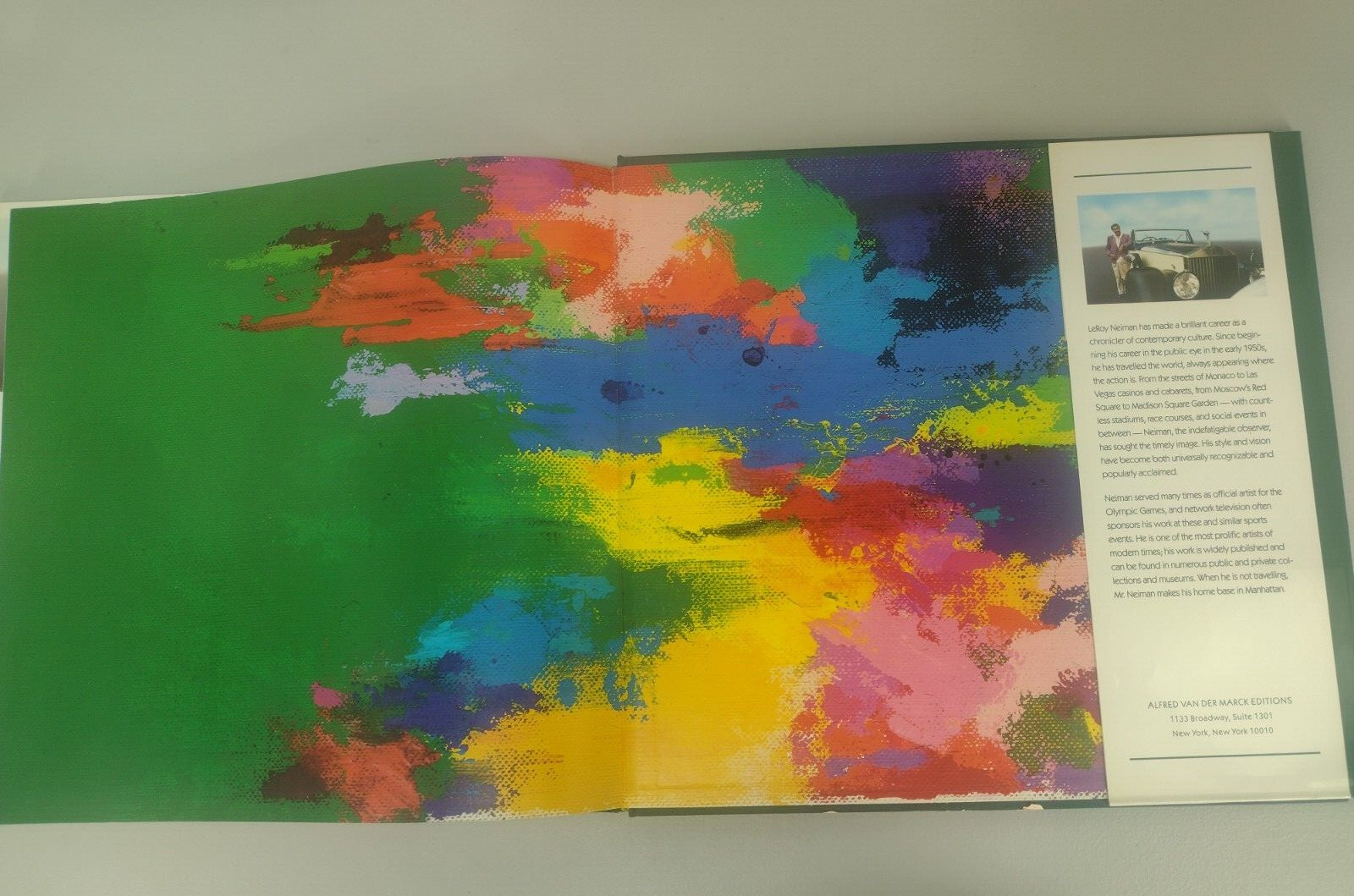 MONTE CARLO CHASE Autographed Signed LeRoy Neiman Hard Cover Book First Edition
