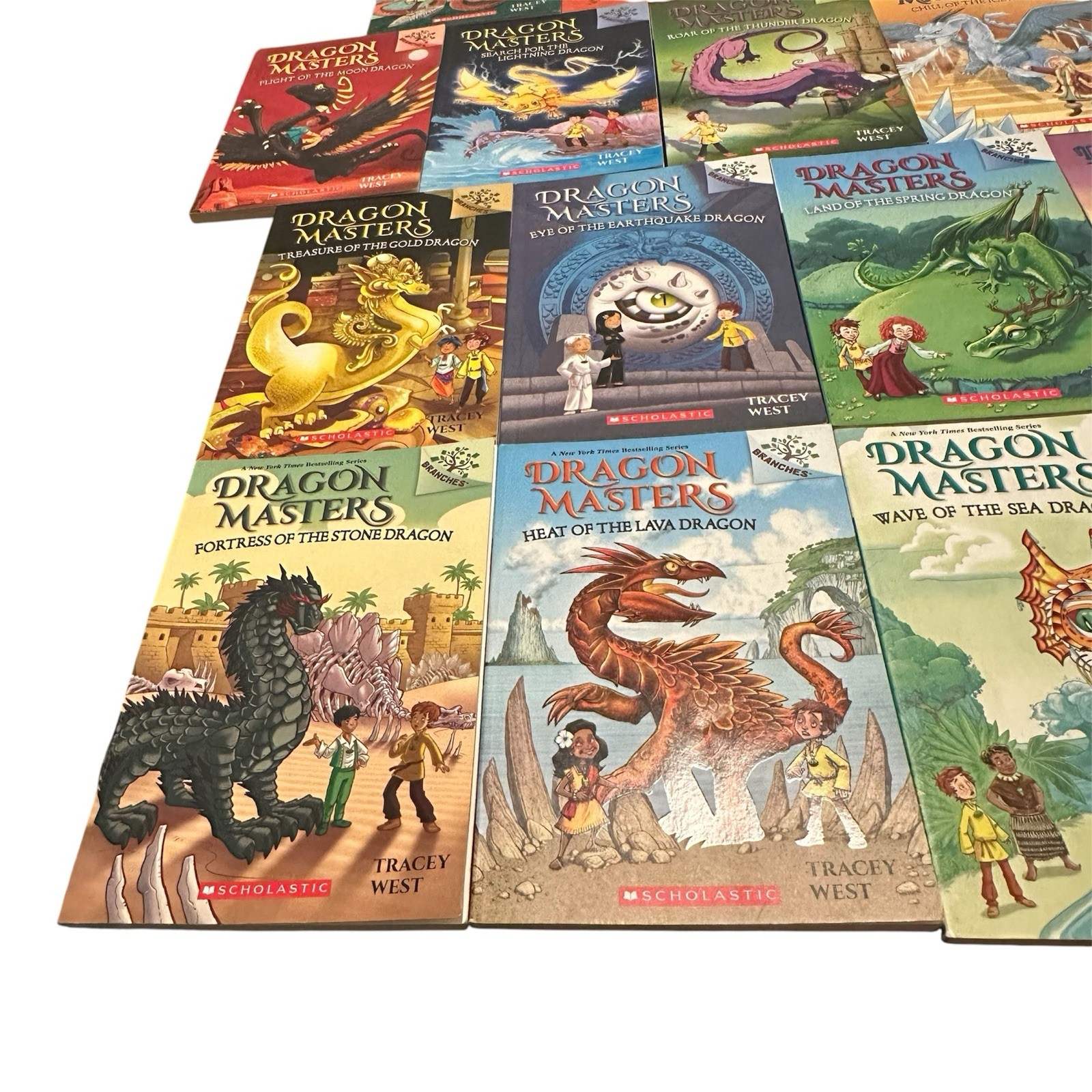 Dragon Masters Books 1–21 Book Lot Tracy West Scholastic PB Set