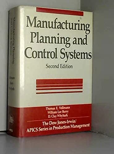 Manufacturing Planning and Control Systems, etc.