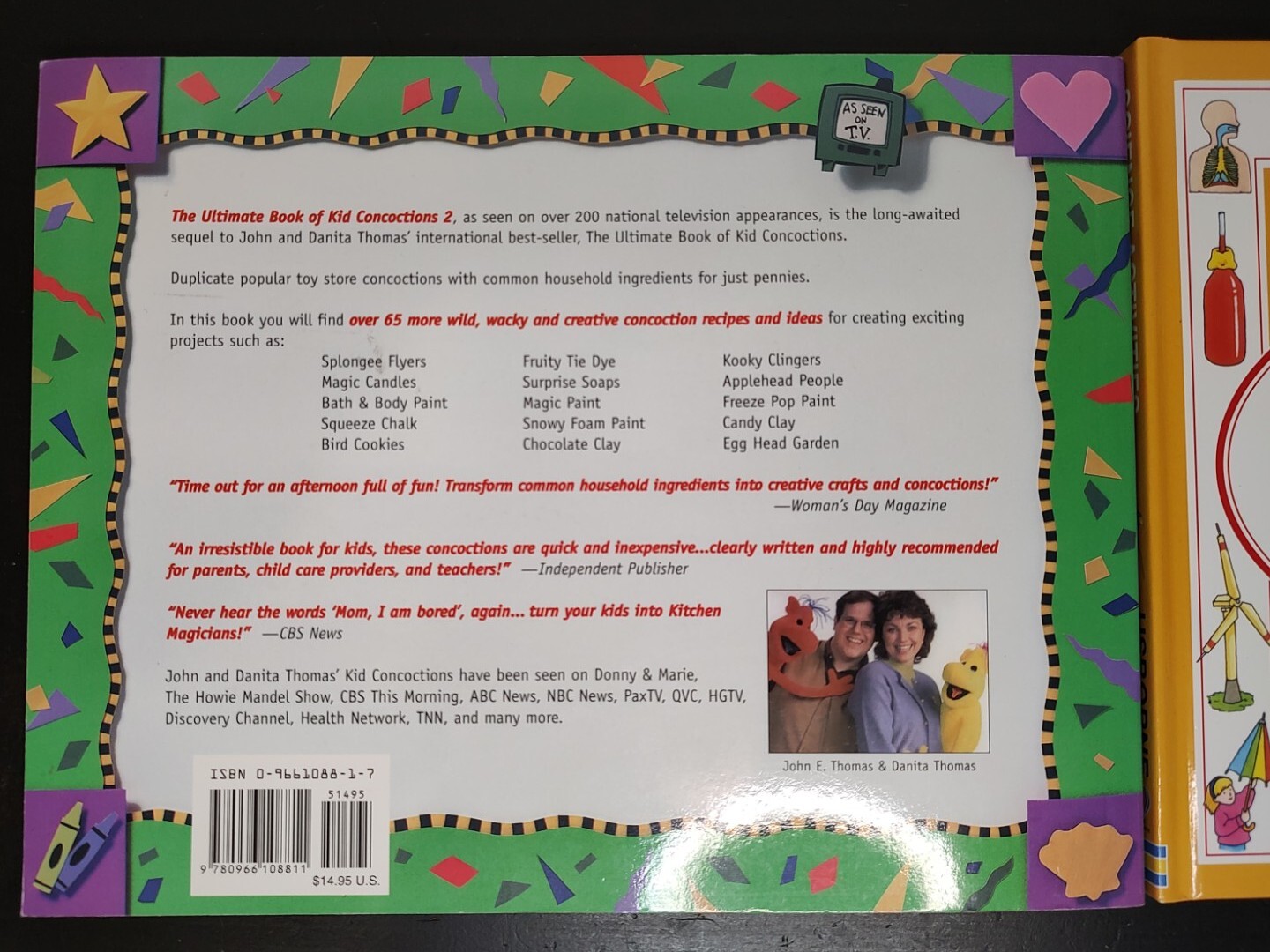 Lot of 2 Science Bks Usborne Book of Science Activities Vol. 3 & Kid Concoctions