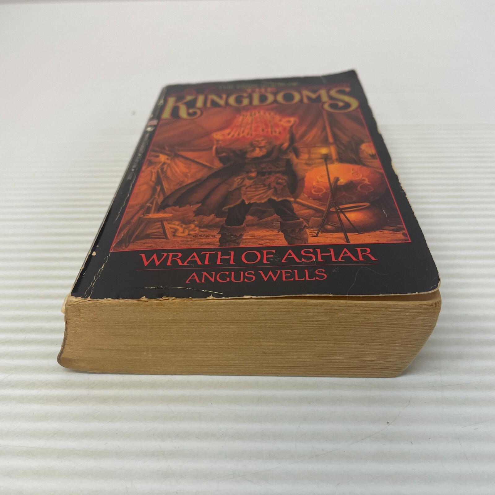 Wrath of Ashar Fantasy Paperback Book by Angus Wells from Bantam Books 1990