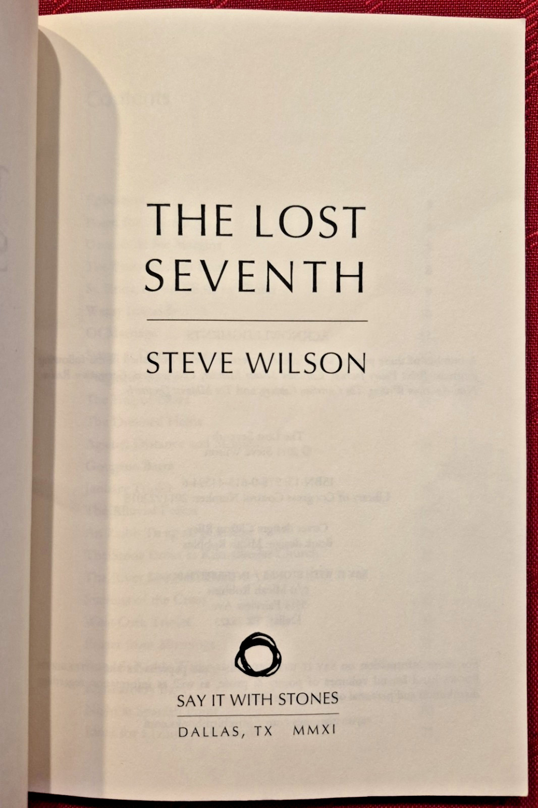 Lost Seventh by Steve Wilson (2011, Trade Paperback) Signed