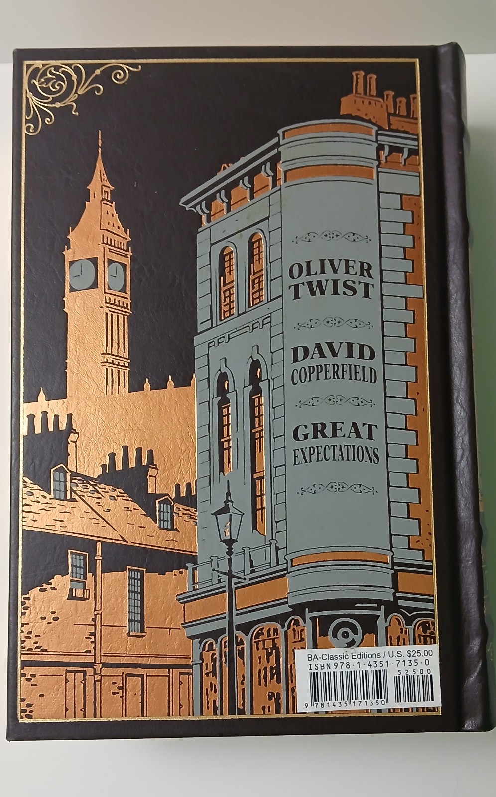 Charles Dickens: Three Novels Bonded Leather Collectible Edition