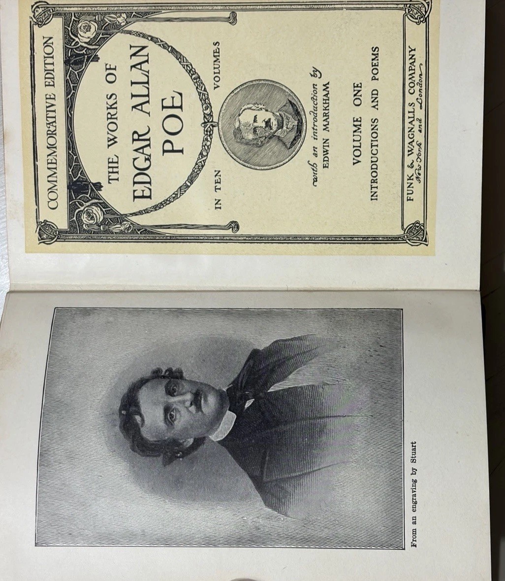 The Works of Edgar Allan Poe 1904, Comm. Edition, The Complete 10 Volume Set
