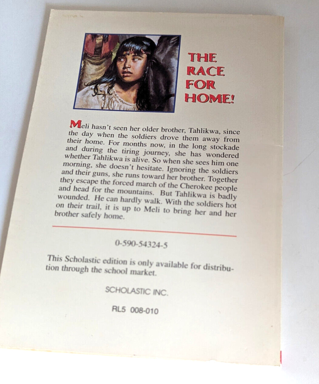 On the Long Trail Home Elizabeth J, Stewart Schoolastic Edition 1996 T-28