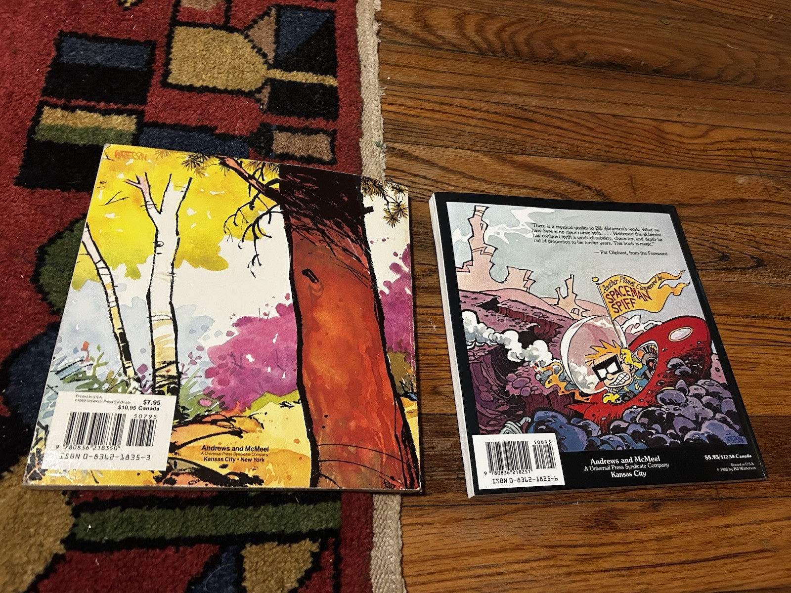 Calvin And Hobbes Lot Of 6 Bill Watterson 1990s Paperback Books Comic Strips VTG