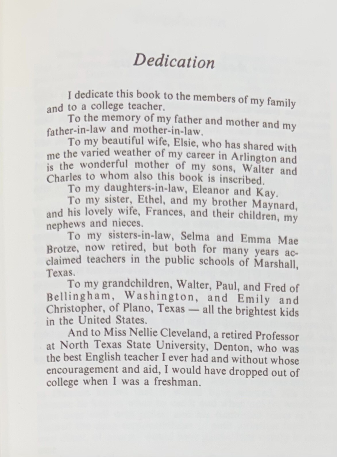 Duncan Robinson: Texas Teacher & Humanist Signed 1976 Hardcover 1st. Ed.