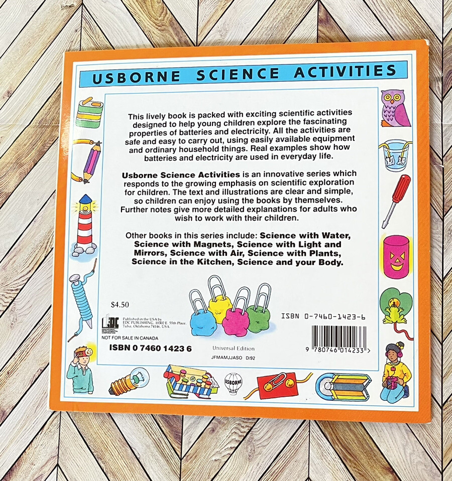 Science Activities Ser.: Science with Batteries by Paul Shipton 1993 Educational