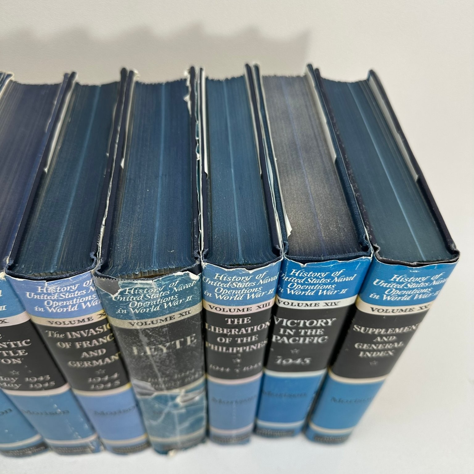 History US Naval Operations WWII Morison Complete 15 Vol Atlantic Little Brown