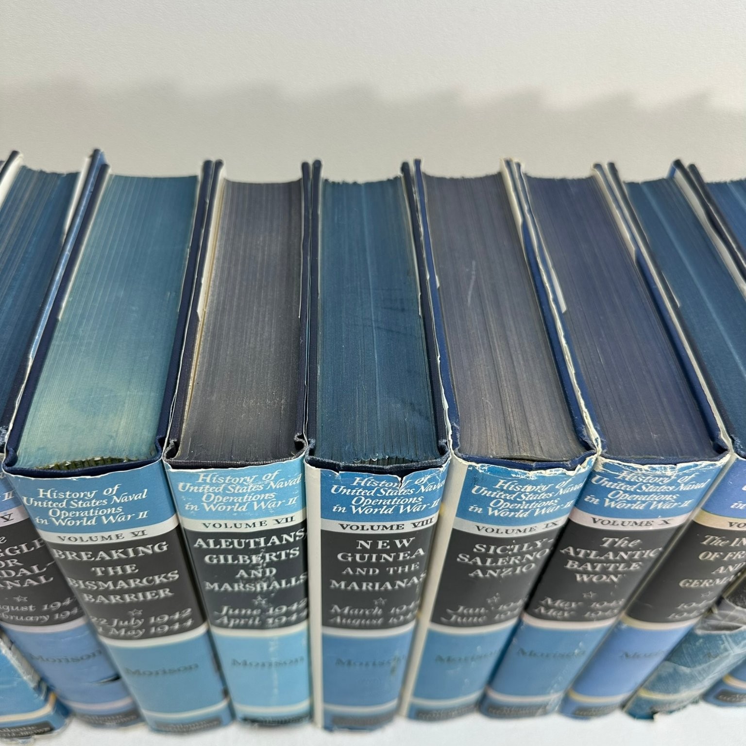 History US Naval Operations WWII Morison Complete 15 Vol Atlantic Little Brown