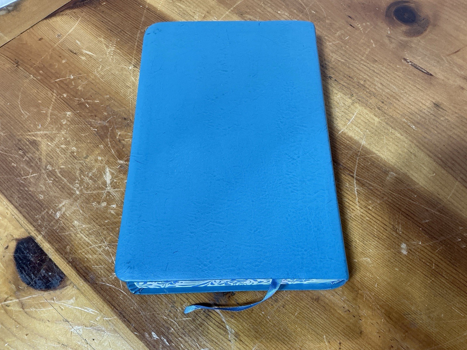 ESV The Enduring Word Bible Teal Imitation Leather Over Board 2018 VERY NICE SEE