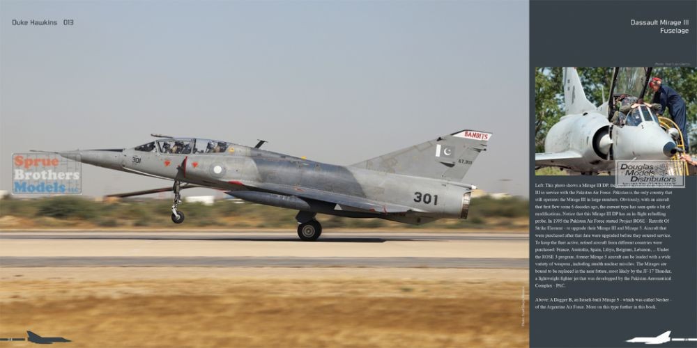 DHBDH013 Duke Hawkins Book – Dassault Mirage III & Mirage 5/50