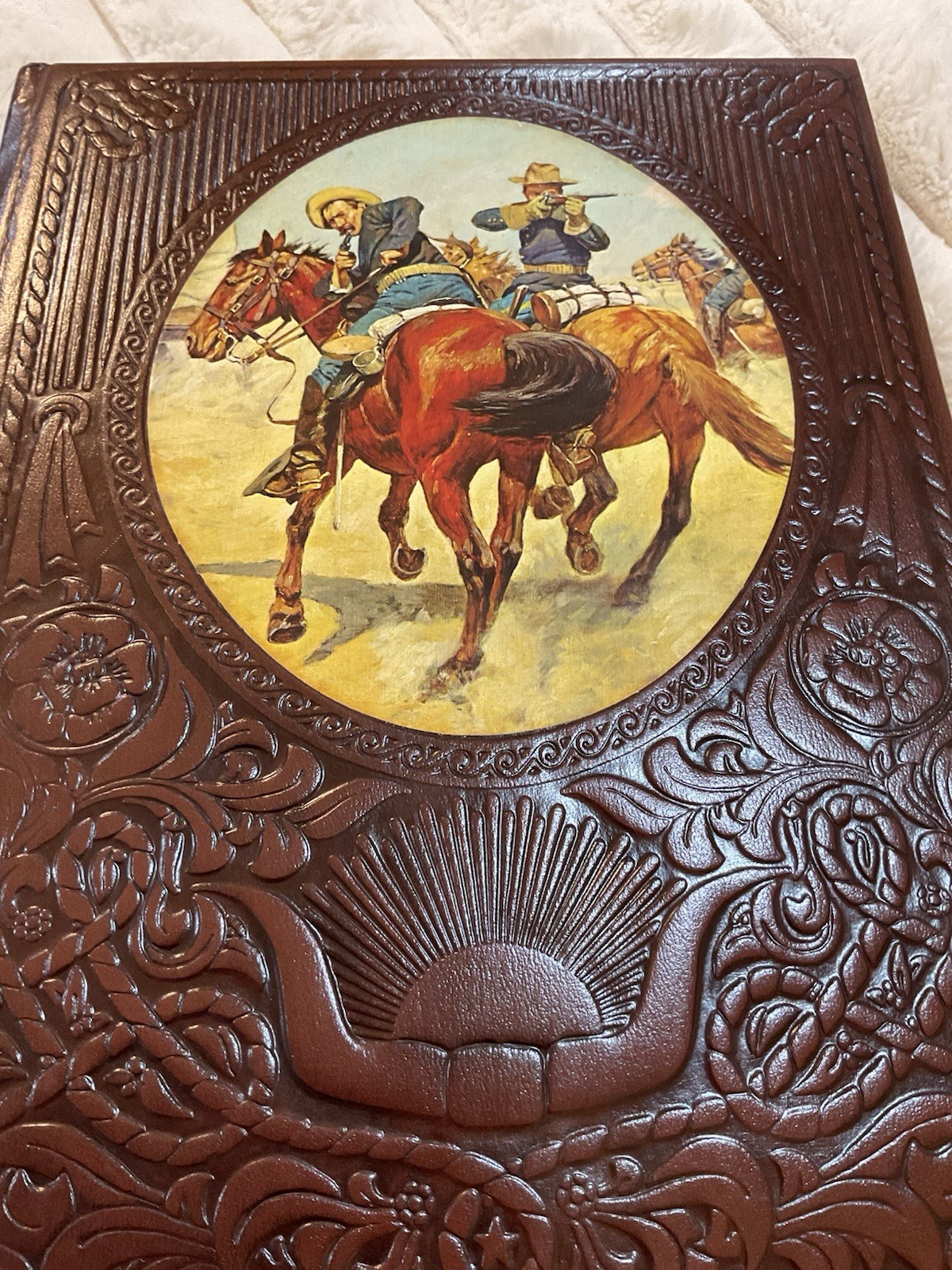 Vtg 2nd Print 1981 The Old West The Soldiers Leather Hardcover Time Life Books