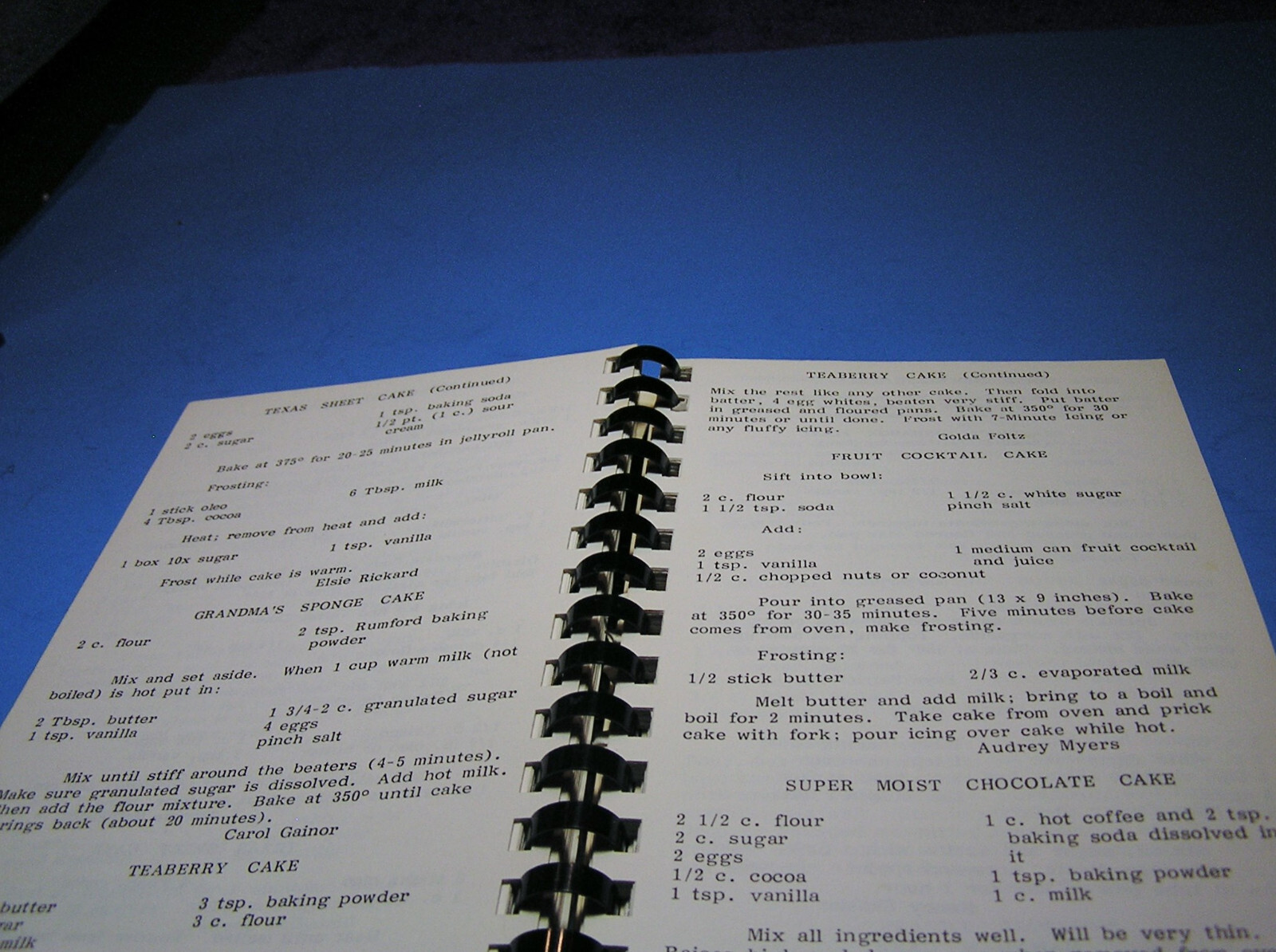 Enola, Pa – Mt. Zion UM Church Cherished Recipes -1982