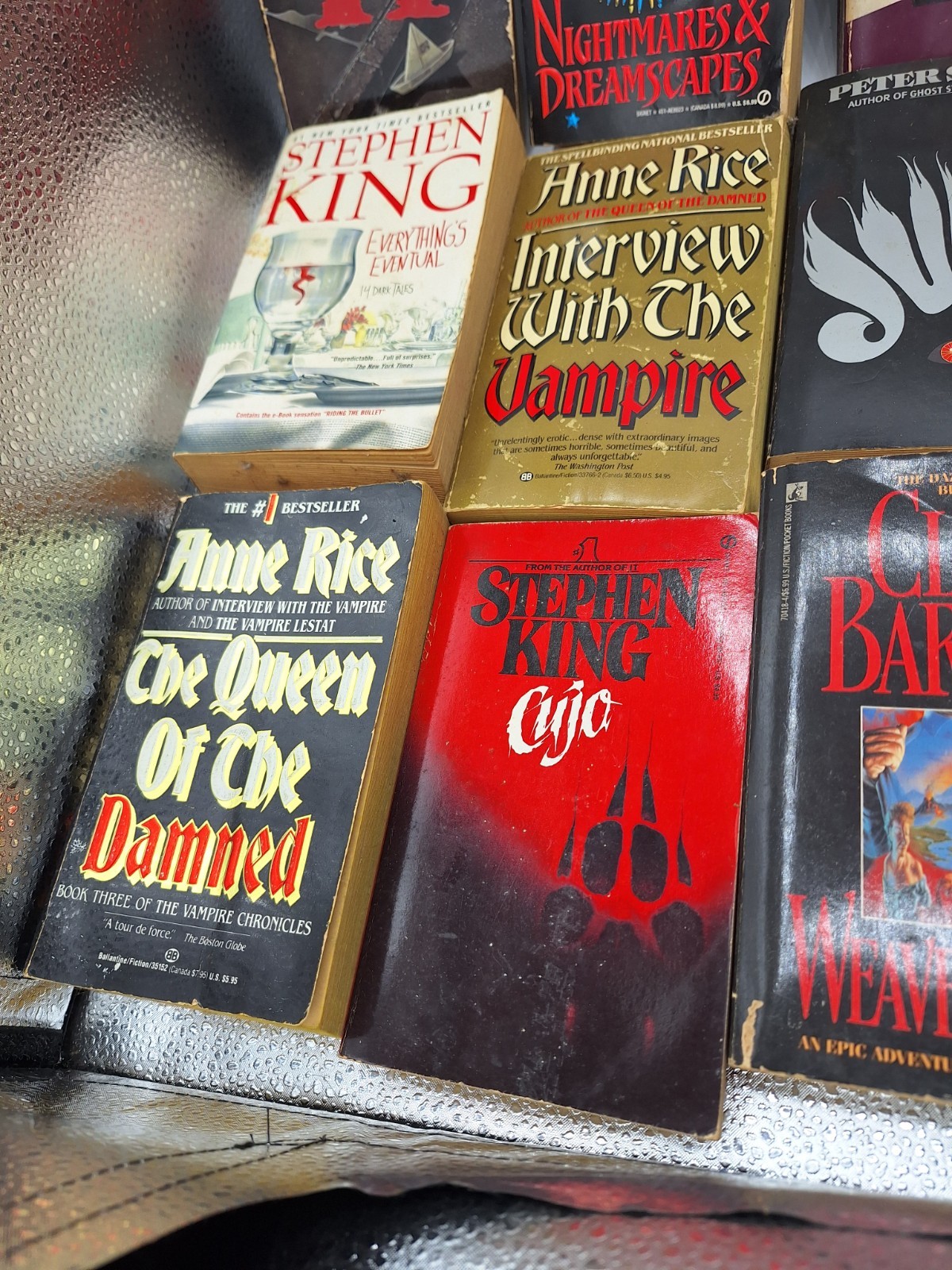 Lot Of Horror Paperback 12 Books Stephen King Anne Rice Clive Barker And Others
