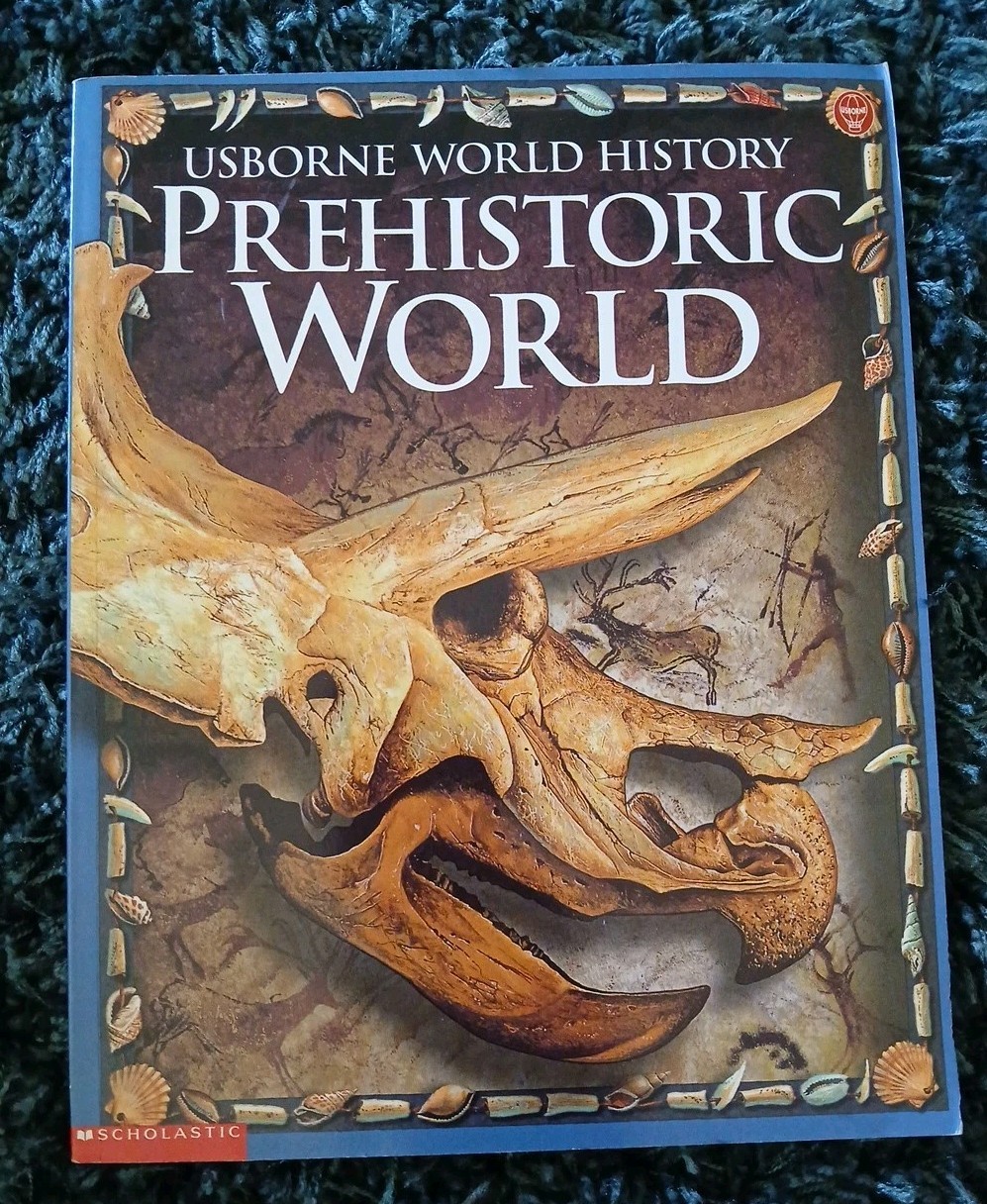 Prehistoric World – USBORNE WORLD HISTORY Vtg 2000