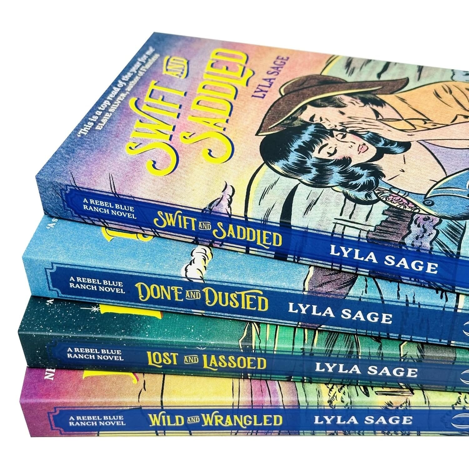 Rebel Blue Ranch Series by Lyla Sage: 4 Books Collection Set – Fiction – PB
