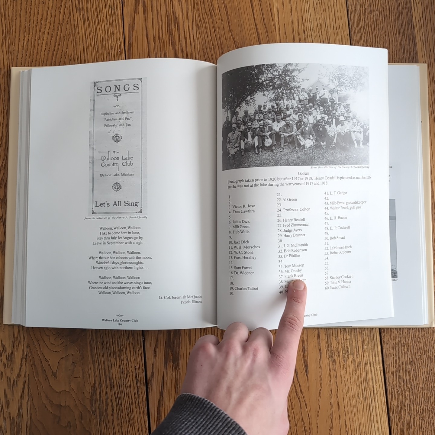 Walloon Yesterdays: A glimpse of the Past Through Photographs & Memories HC