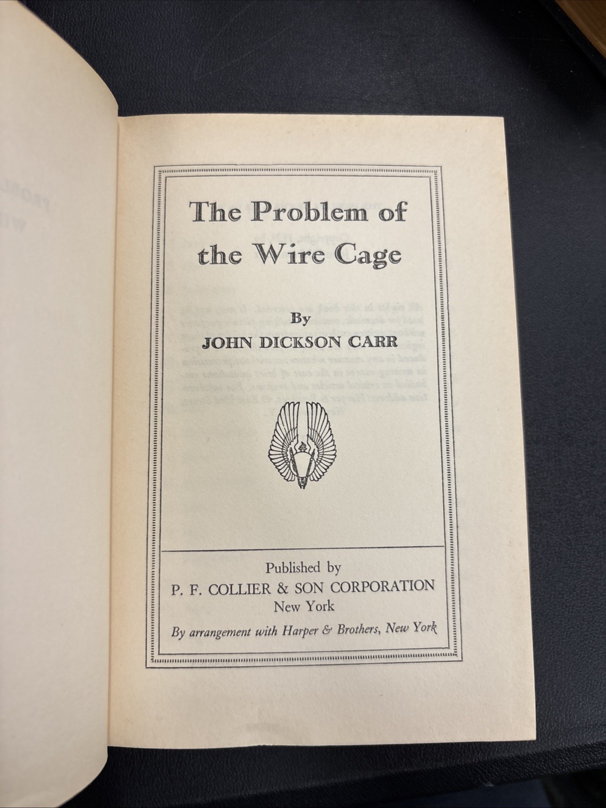 John Dickson Carr P.F. Collier Rare Vintage Skull Cover Edition Lot 1940’s HC
