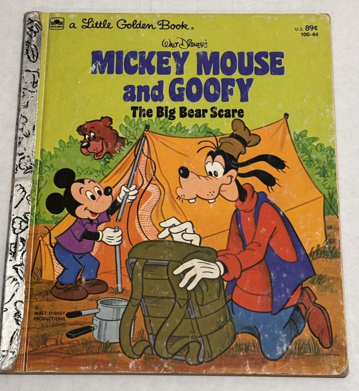 Walt Disney’s Mickey Mouse and Goofy: The Big Bear Scare (Little Golden Book…
