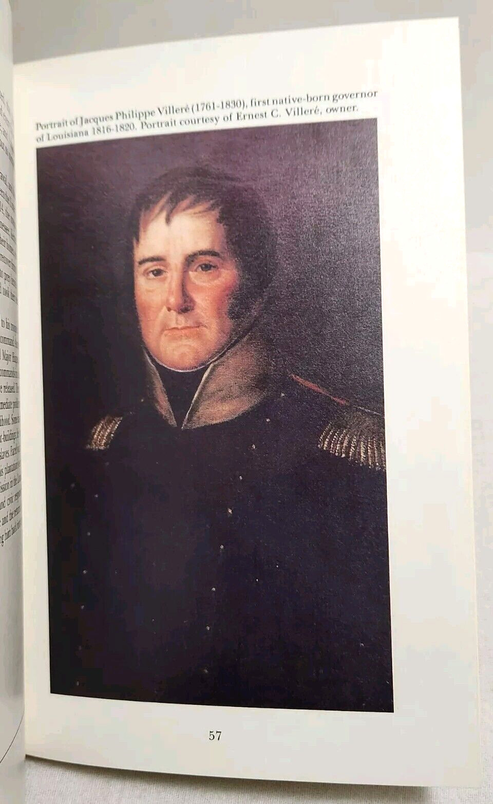 JACQUES PHILIPPE VILLERE First Native-Born Governor of Louisiana HC Ltd Ed. 1st