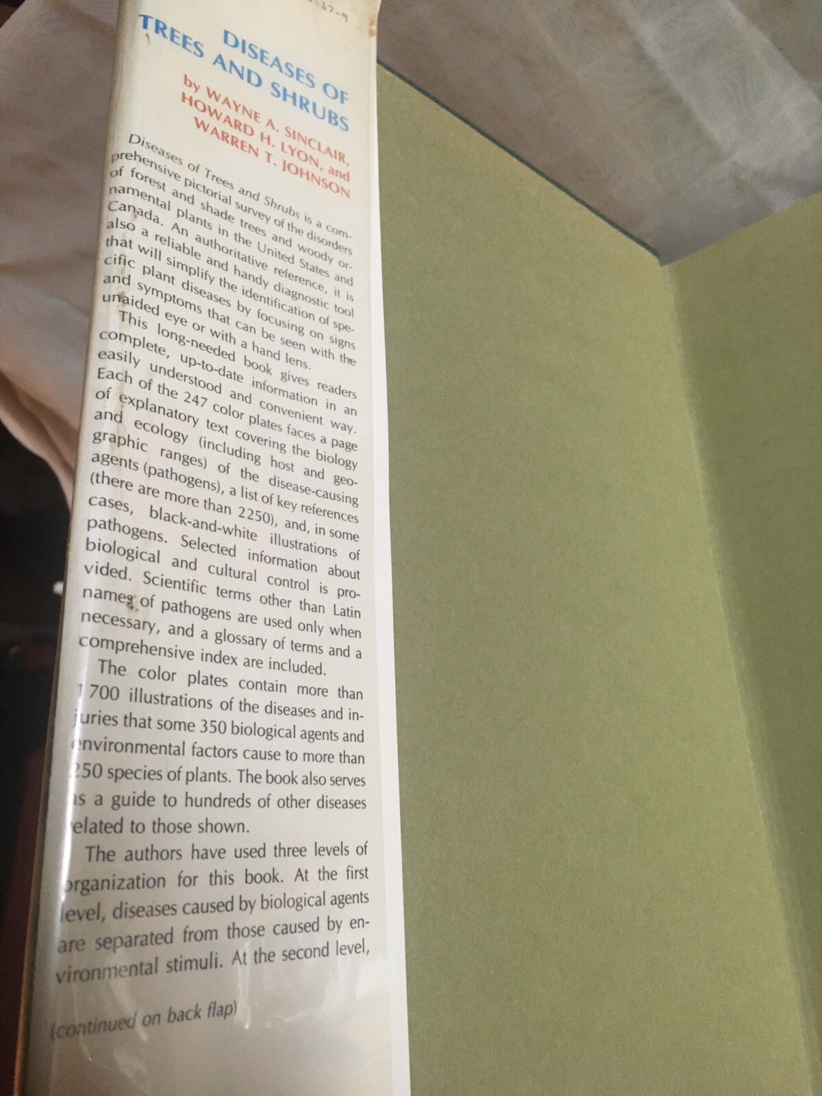Diseases of Trees and Shrubs by Sinclair, Lyon, and Johnson (Cornell, 1987)