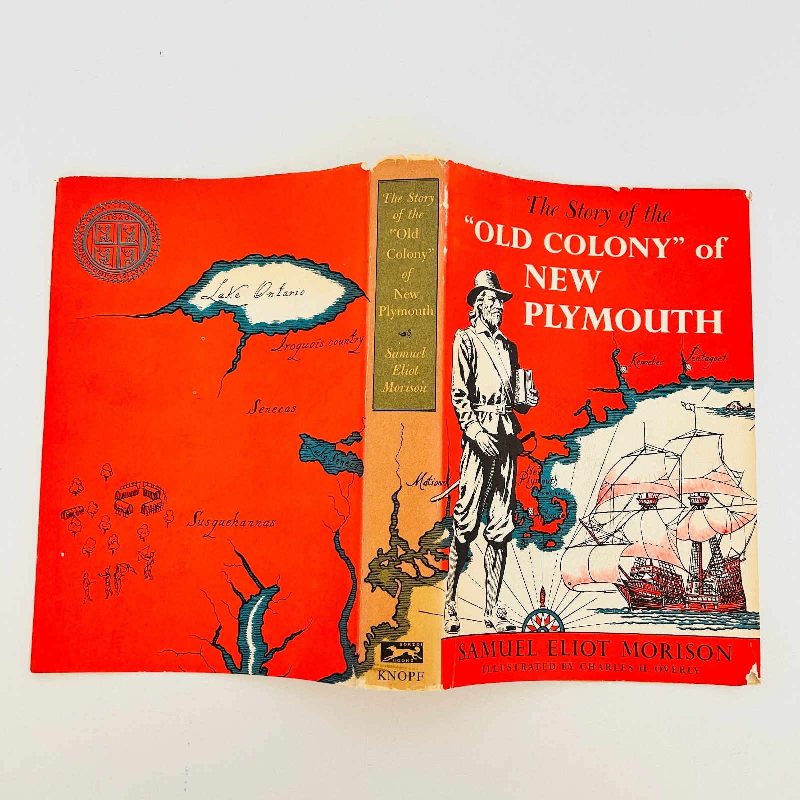 The Story of the Old Colony of New Plymouth by Samuel Eliot Morison HC DJ 1st Ed