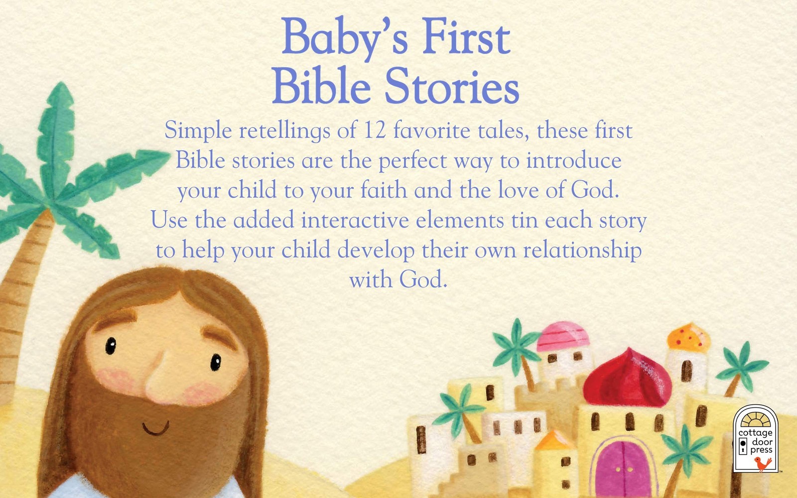 Baby’s First Bible Stories Padded Board Book Infant Baptism Christmas Easter New