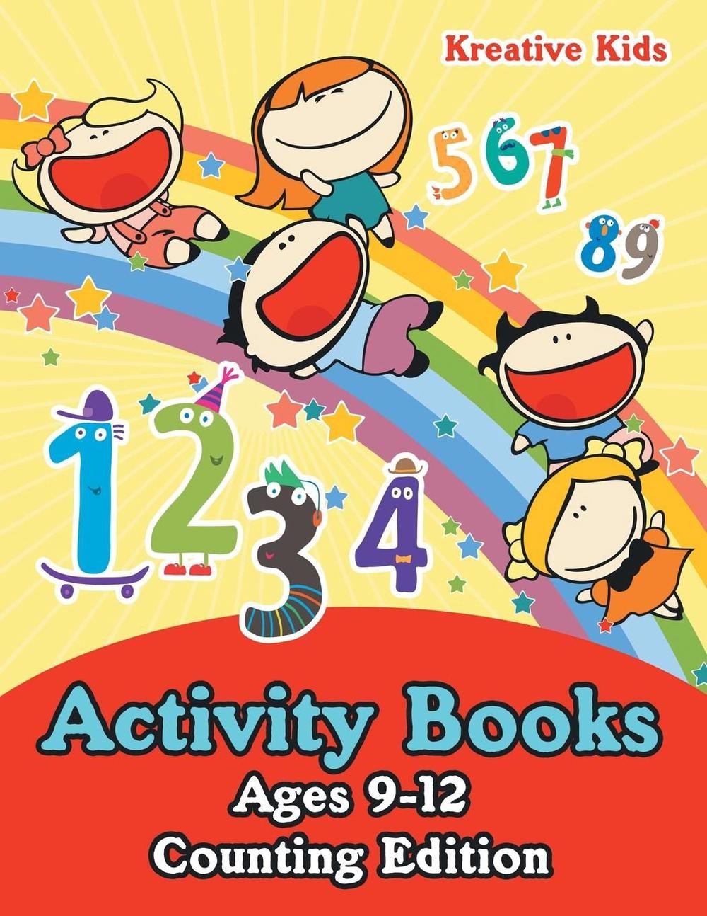 Activity Books Ages 9-12 Counting Edition by Kreative Kids (English) Paperback B