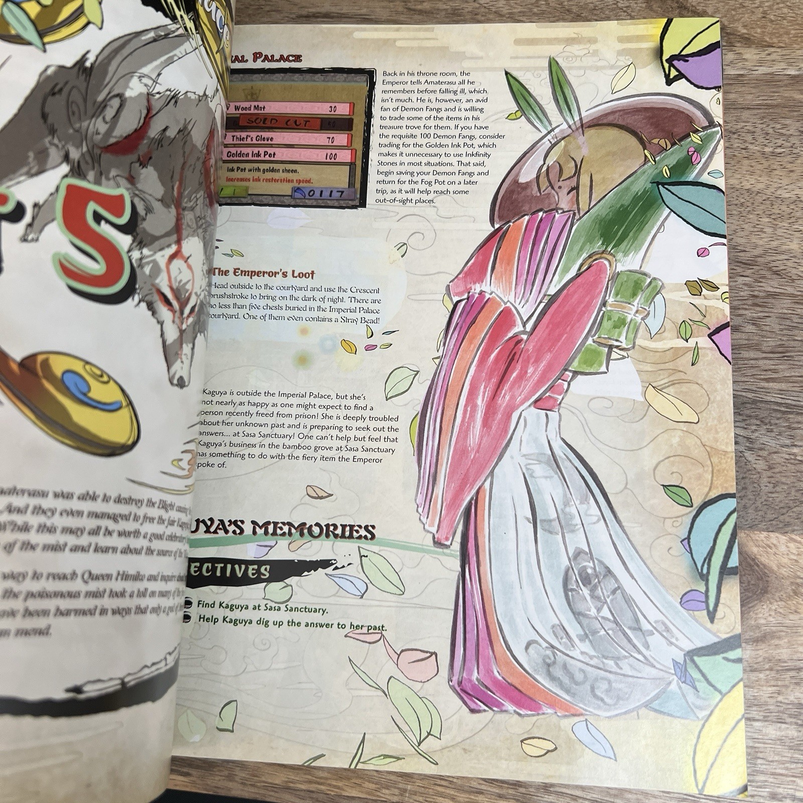 Okami Official Strategy Guide Nintendo Wii Doug Walsh BradyGames 2008