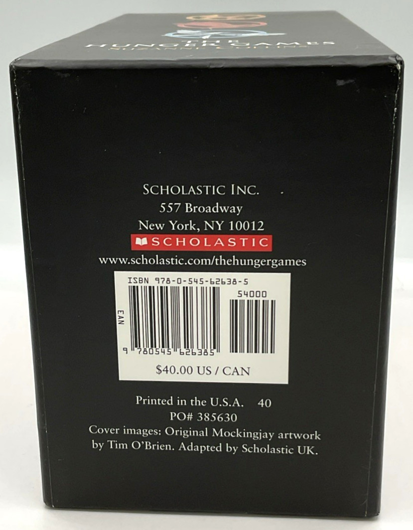 The Hunger Games Trilogy Scholastic Boxed Set Slipcase Suzanne Collins