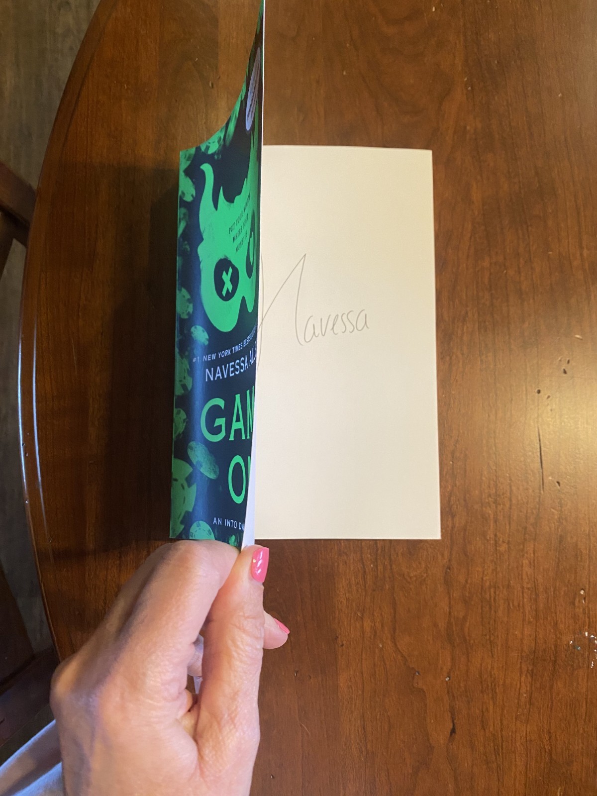 Navessa Allen “Game On” Books-A-Million Exclusive Autograph