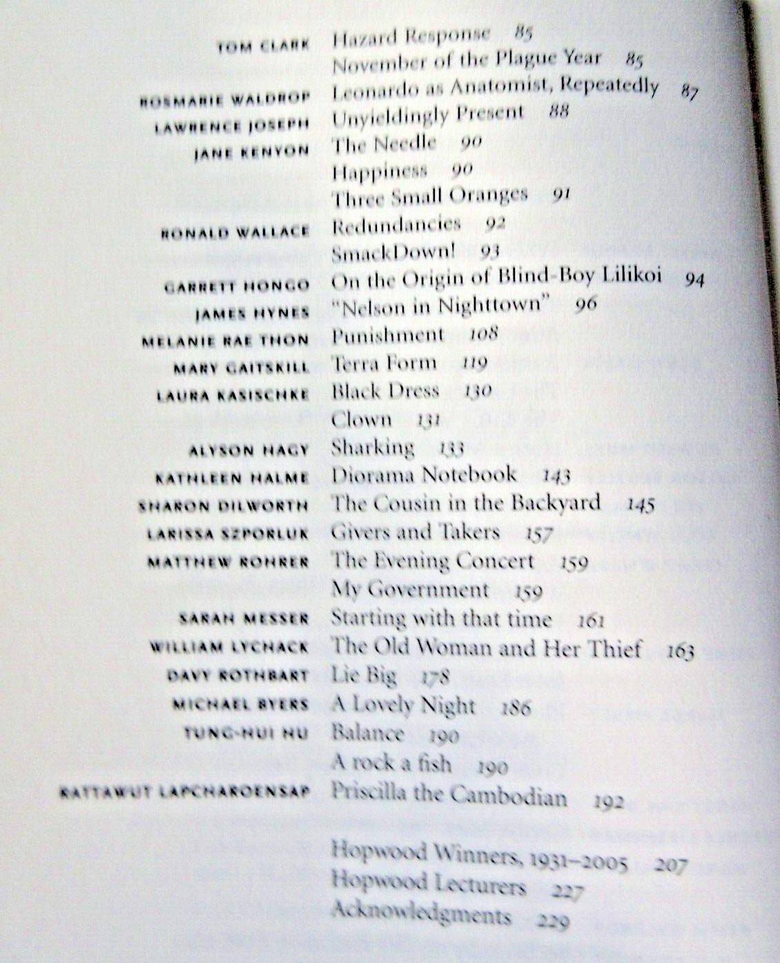 THE HOPWOOD AWARDS: 75 Years of Prized Writing Michael Barrett HC 2009