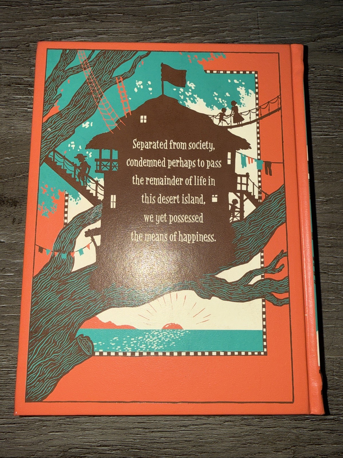 Swiss Family Robinson Barnes Noble Collectible Edition Leather Gilt 1st Printing