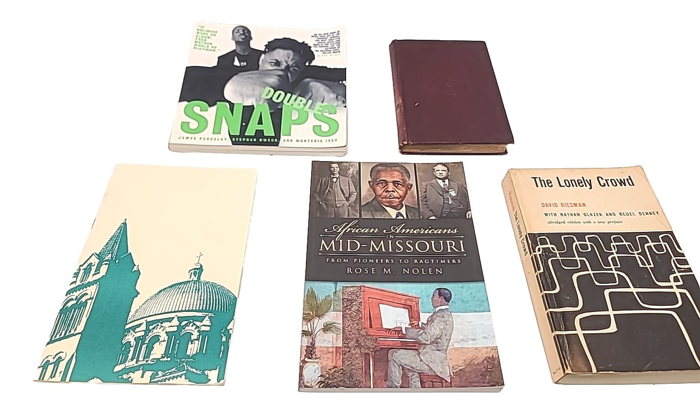 Lot of 4 Miscellaneous Books And 1 Pamphlet David Reisman, Rose Nolen And More