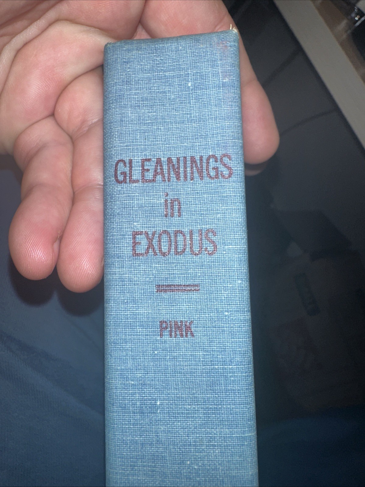Moody Press Gleanings in Exodus Arthur W Pink Hardcover Bible Old Testament 1969