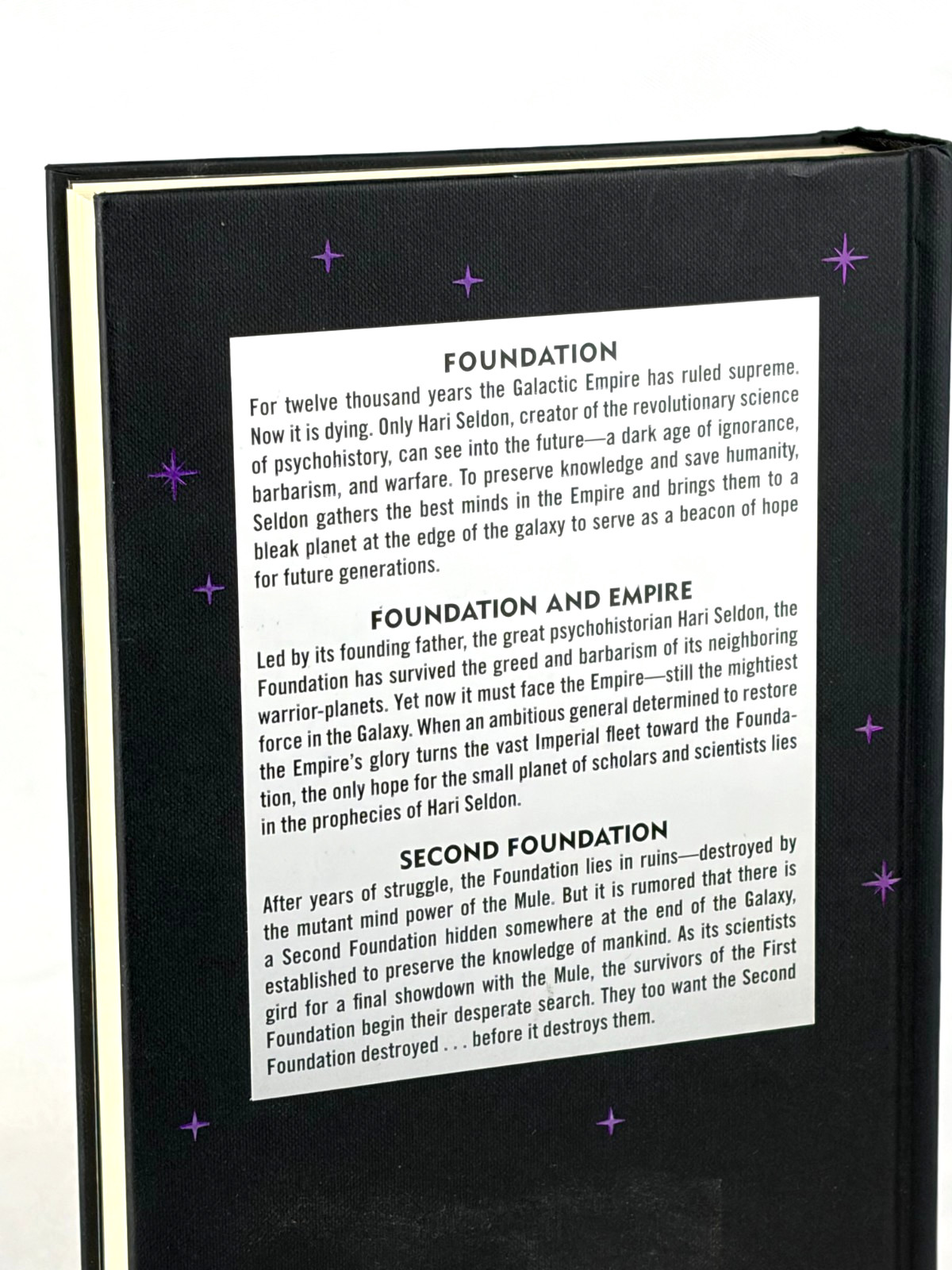THE FOUNDATION TRILOGY by Isaac Asimov Deluxe Hardcover Edition Brand NEW