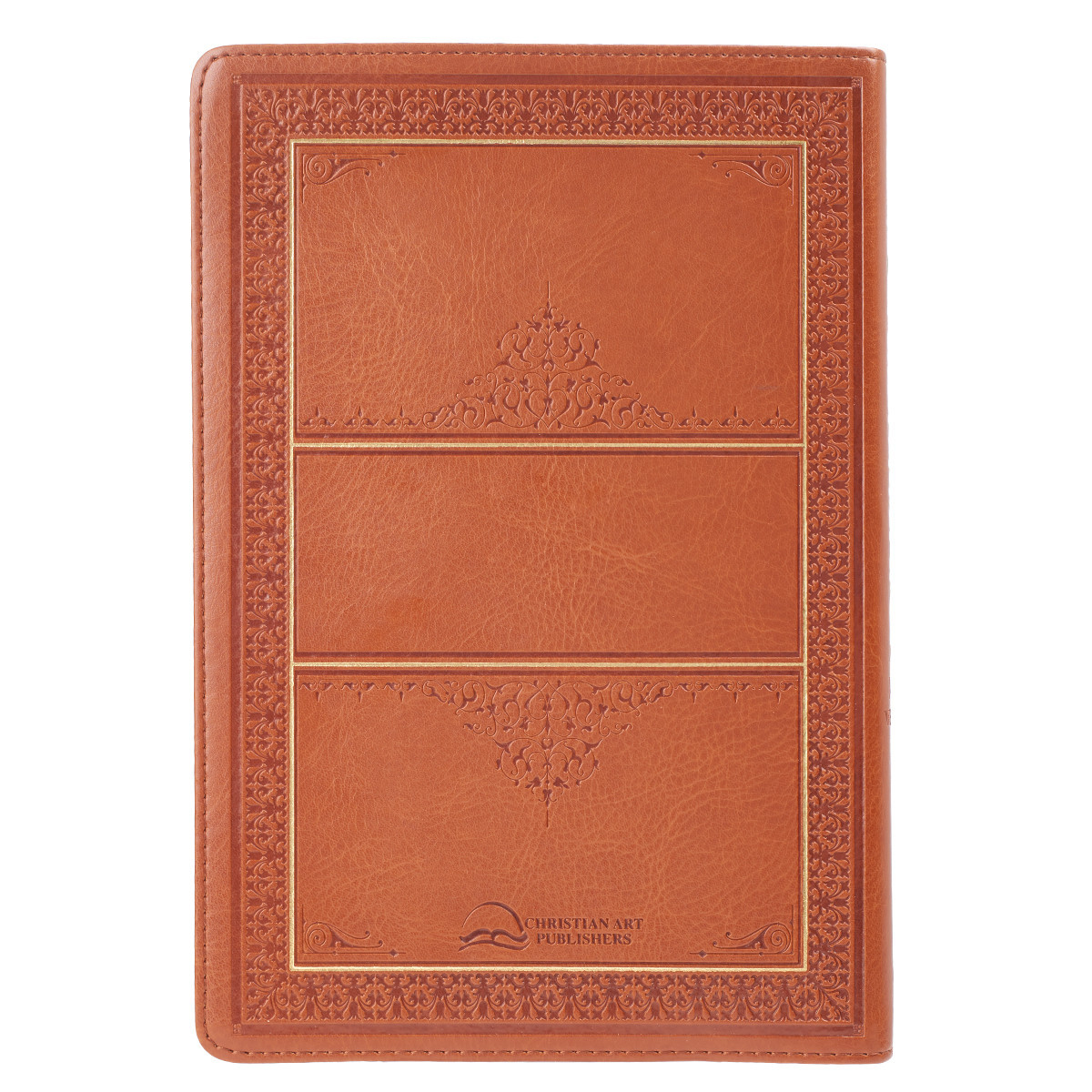 The Holy Bible King James Version LARGE PRINT Thumb Indexed Edition / TAN