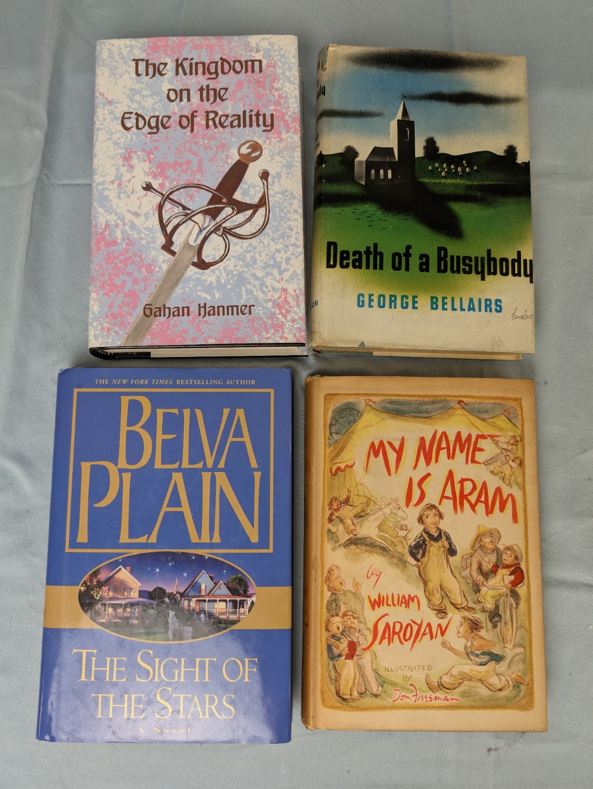 Lot of 8 Vintage & Modern Hardcover Books – William Saroyan, Heather Morris