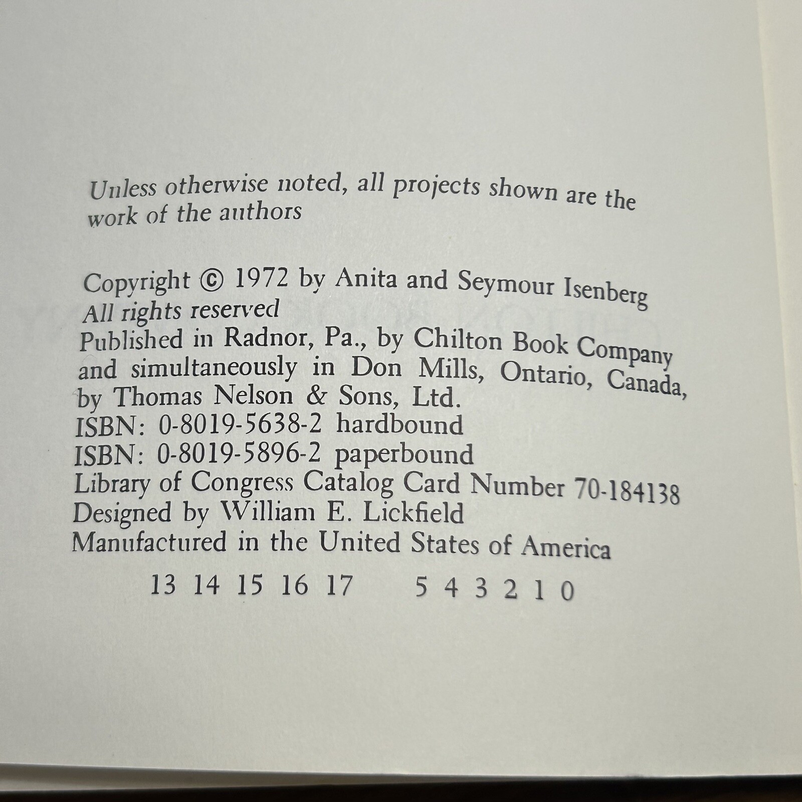 “How To Work In Stained Glass” 1972 by Anita and Seymour Isenberg Chilton Book