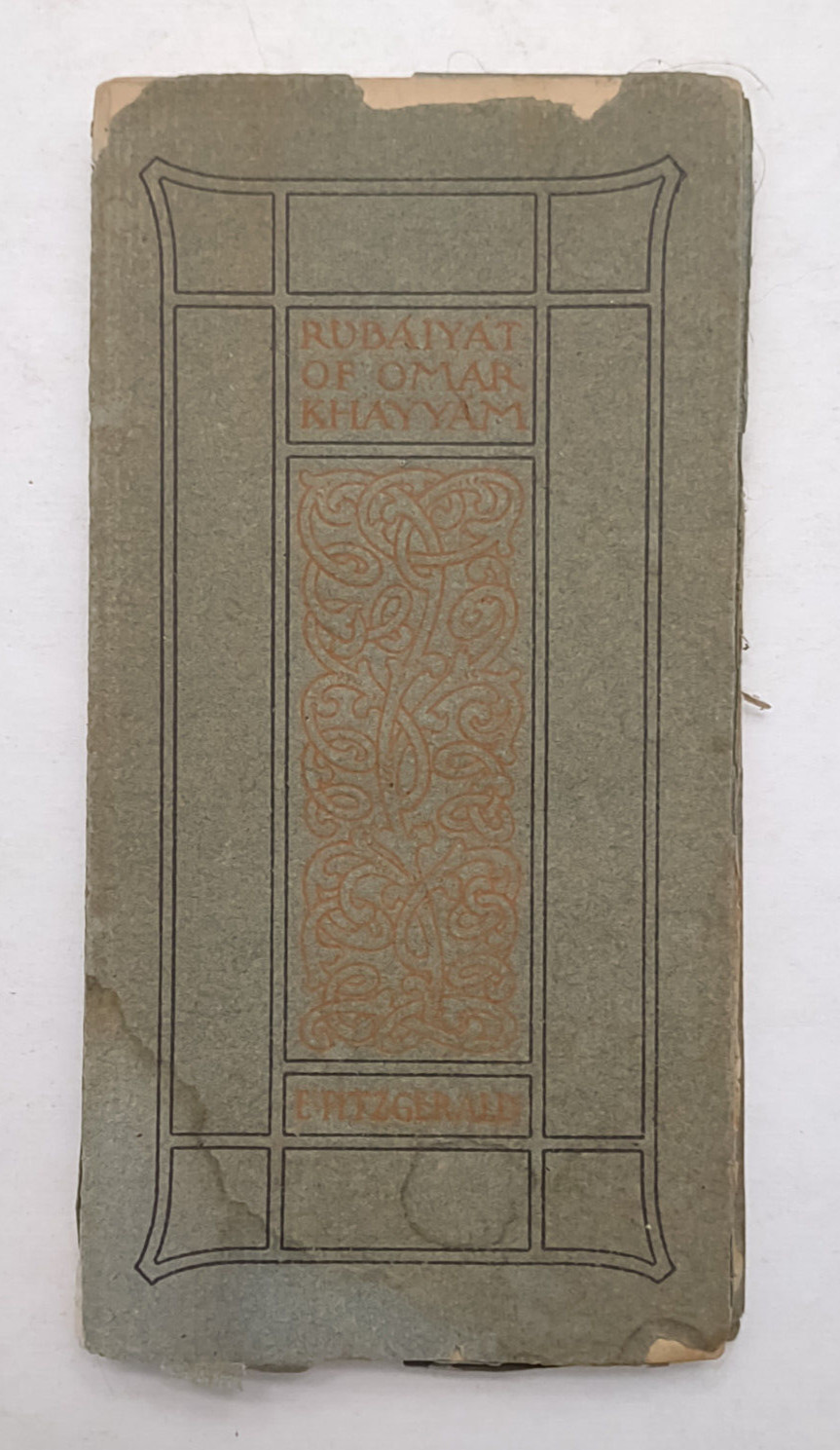 1901 Rubaiyat of Omar Khayyam pocket size paper back book Edward FitzGerald