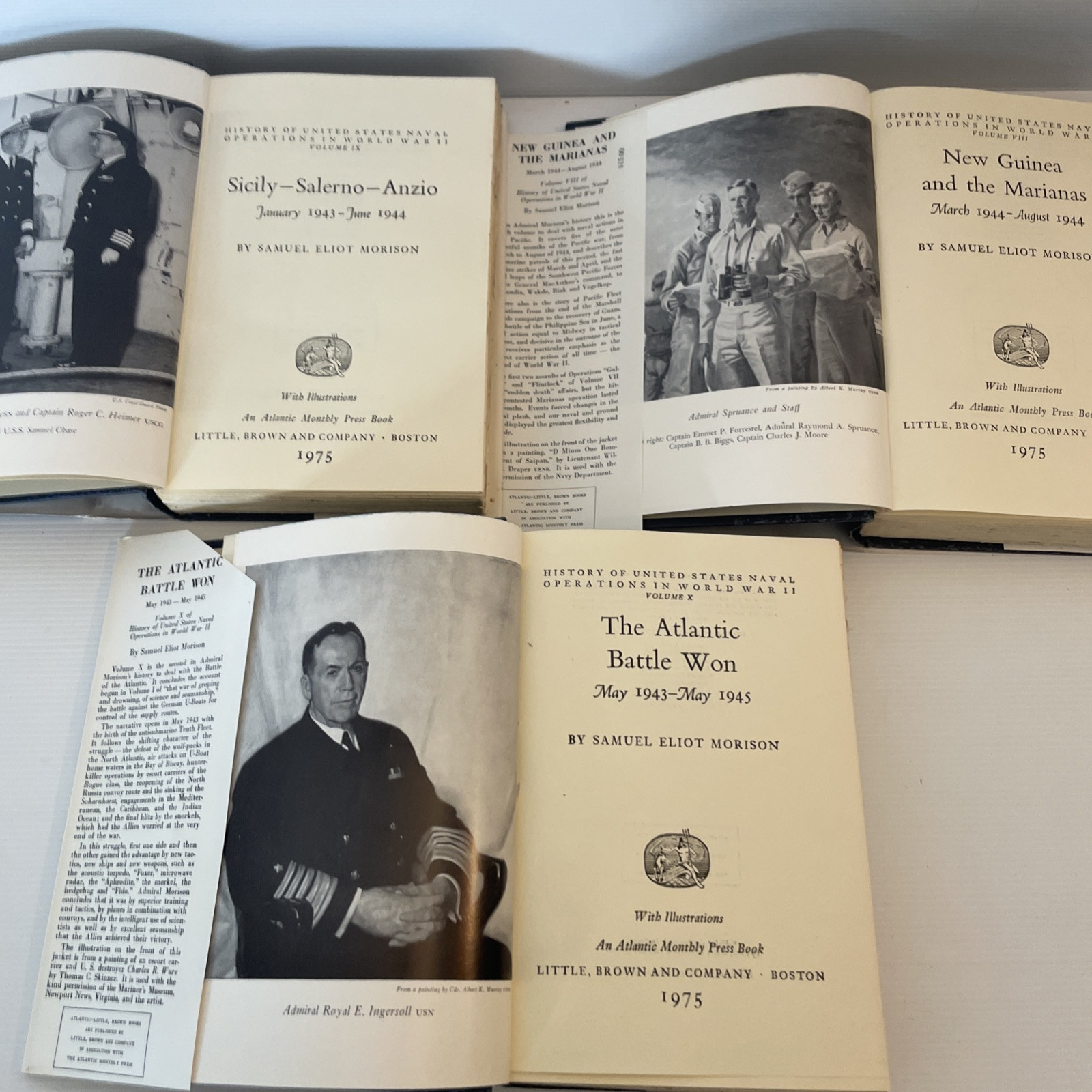 History of United States Naval Operations in World War II Complete Set Morison