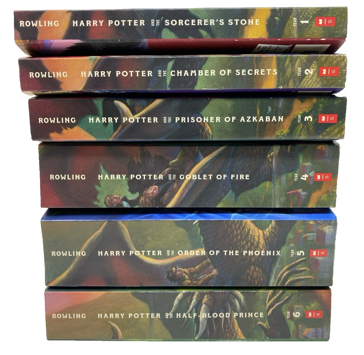 1-6 Harry Potter Series Books J.K. Rowling Paperback