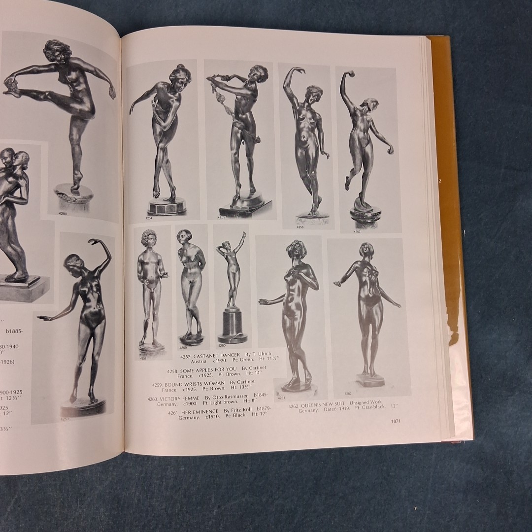 Encyclopedia of Bronzes Sculptors Founders 1800-1930 Vol 4 Berman HC DJ 1980