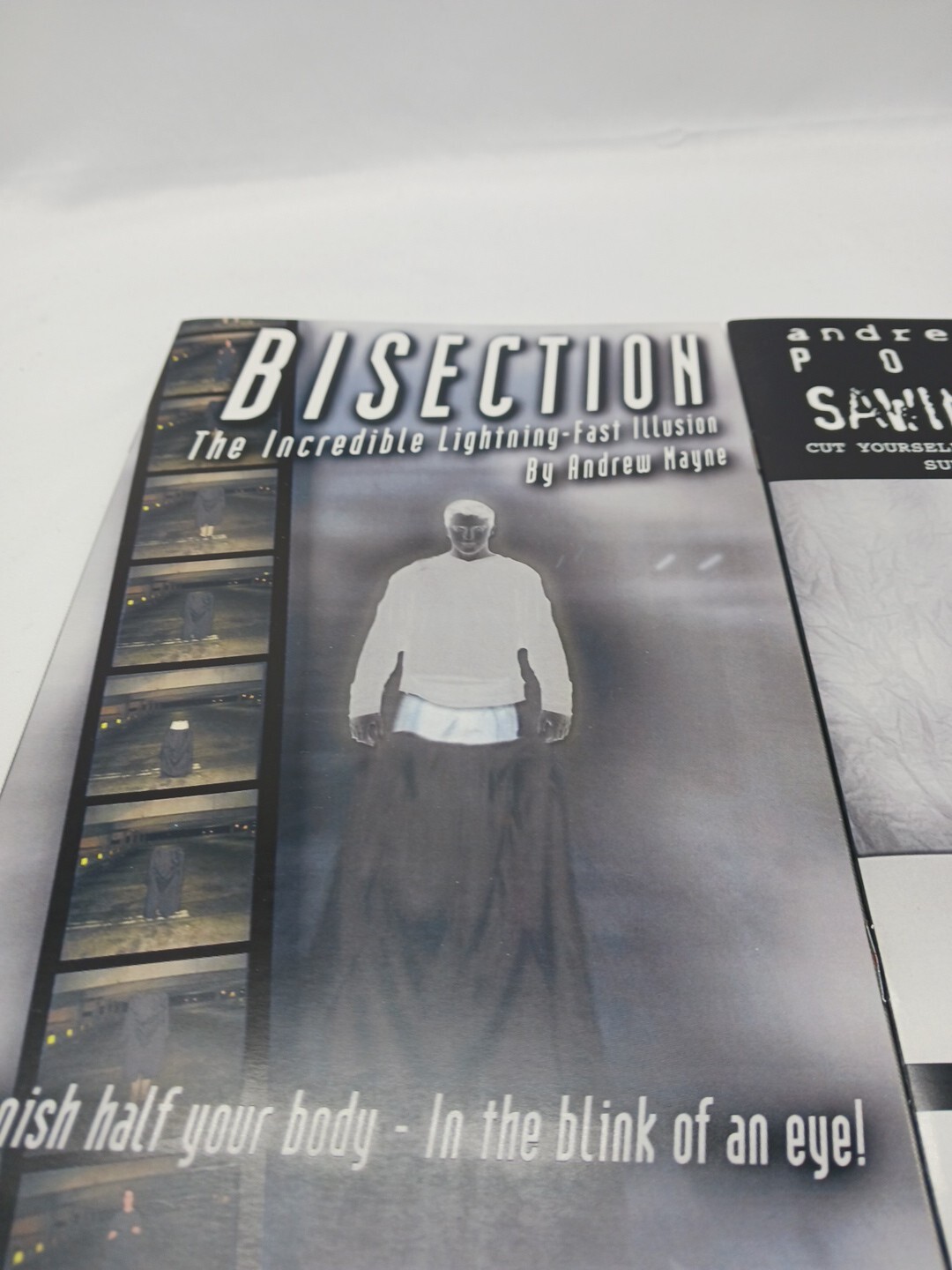 3 Andrew Mayne Books – Pocket Sawing in Half, Facelifter, Bisection- Illusion