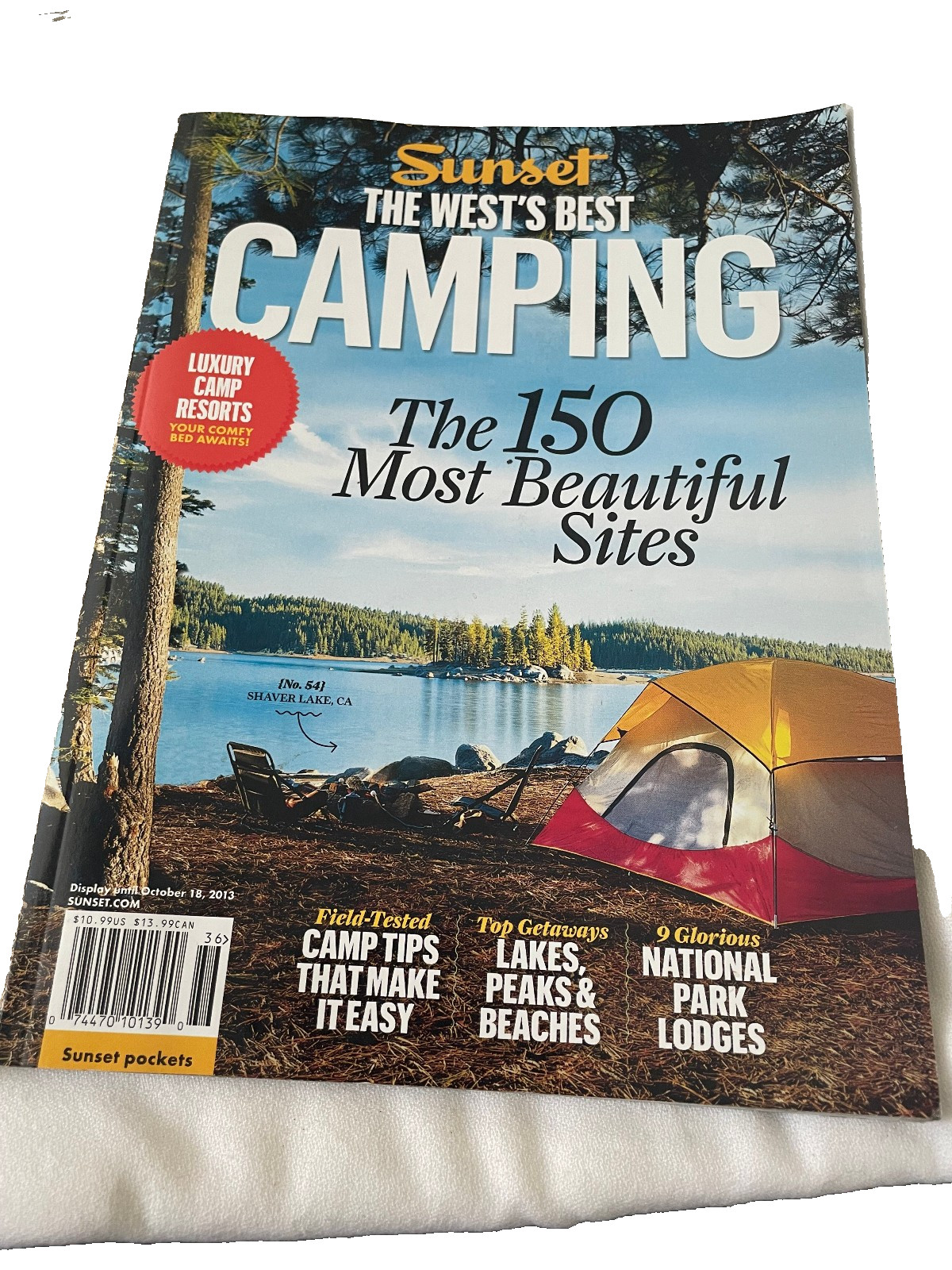 Sunset Magazine the West’s Best Camping 2013 beautiful excellent condition