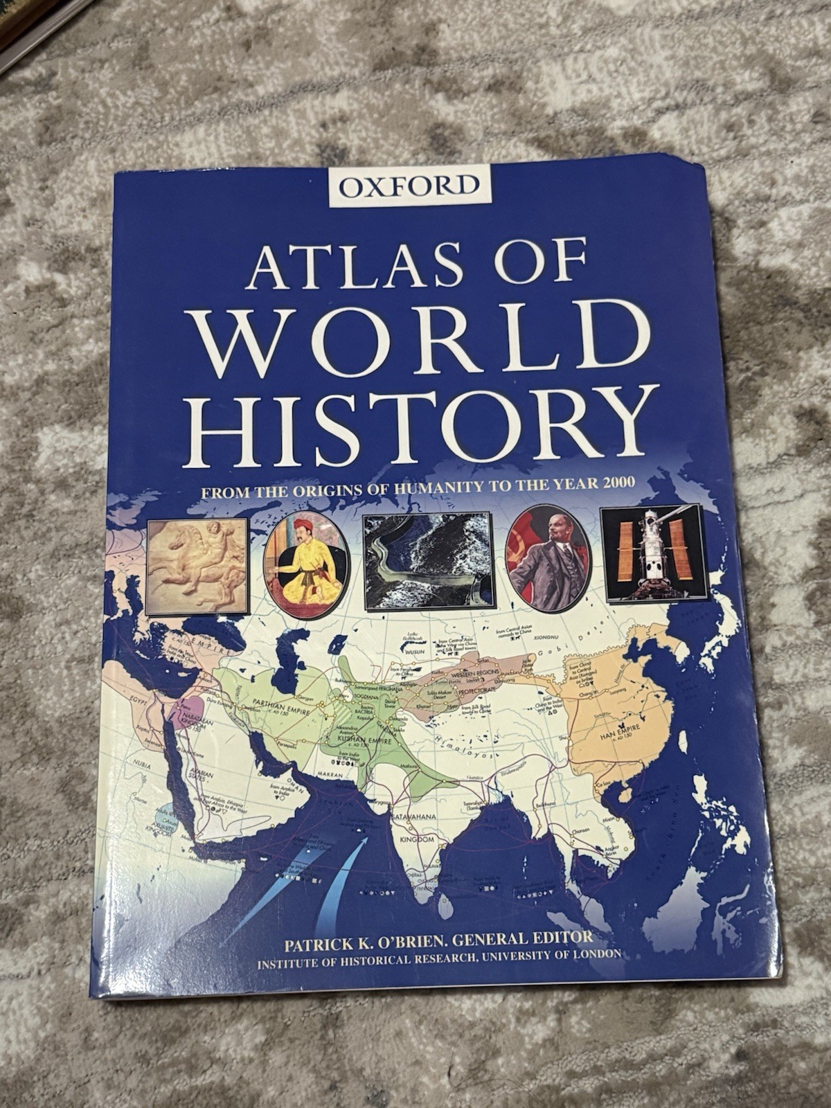 Oxford Atlas of World History 1999 Paperback Illustrated Maps History Book