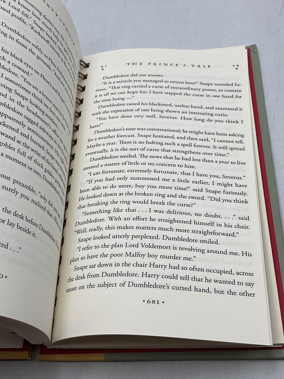 HARRY POTTER AND THE DEATHLY HALLOWS J K ROWLING ARTHUR A LEVINE 2007 SPIRAL