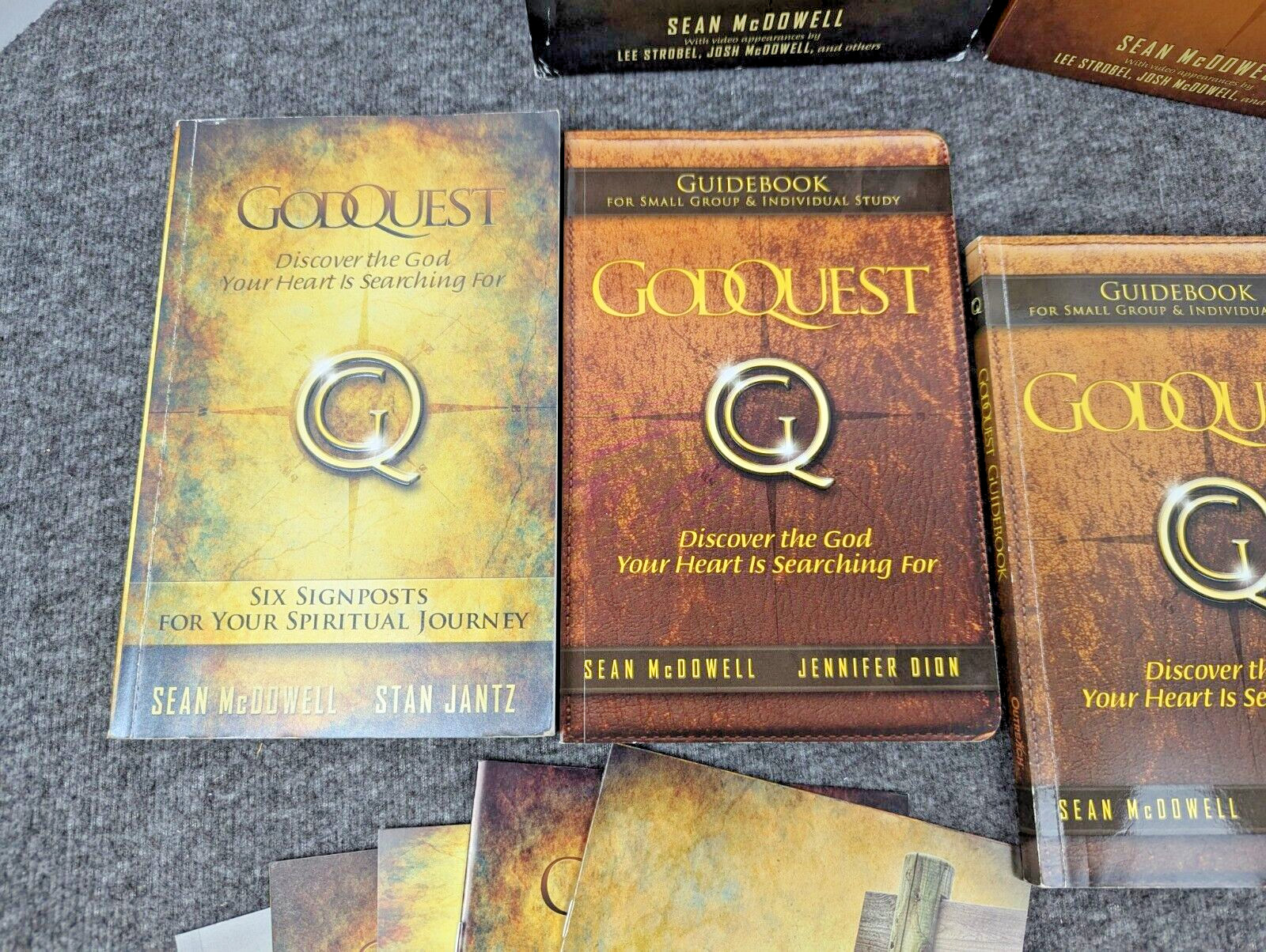 GodQuest Church Kit Bible Study – DVDs + All Books By McDowell, Sean – Excellent